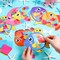 24 Pcs Under The Sea Fish Suncatcher Craft Kit Tropicial Fish Shaped Suncatcher Summer Craft Kit Window DIY Tissue Paper Decoration